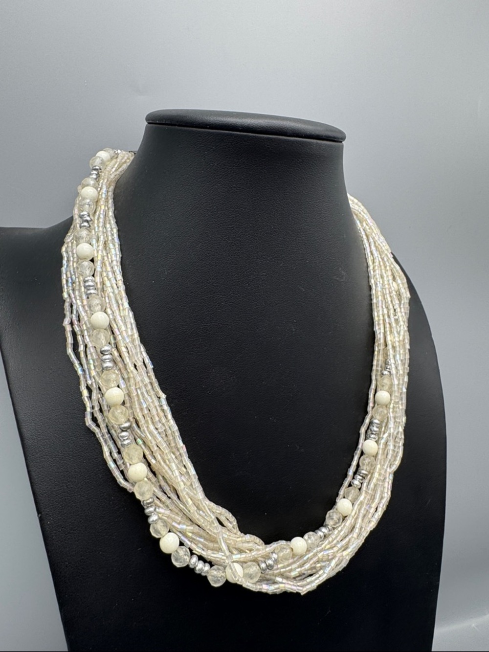 Multi-Strand Beaded Necklace